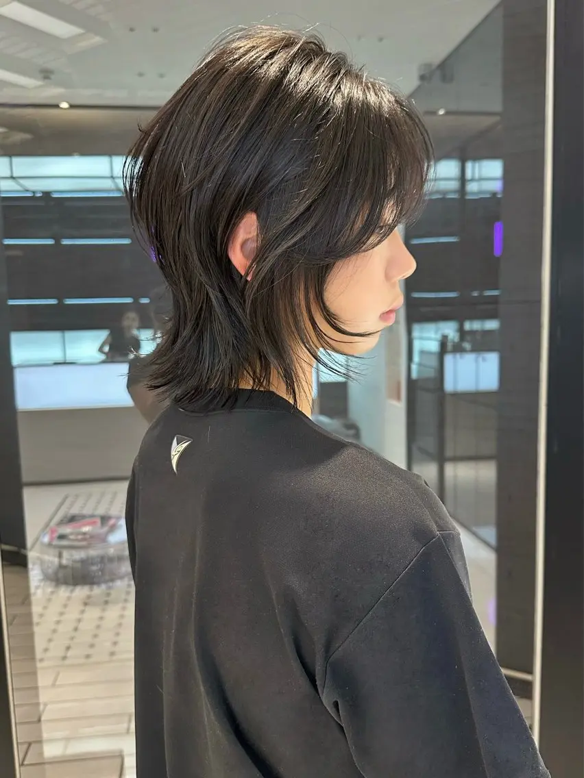 ミディアム レイヤーカット ハッシュカット ✦·.⋆  SAYAのヘアスタイル
