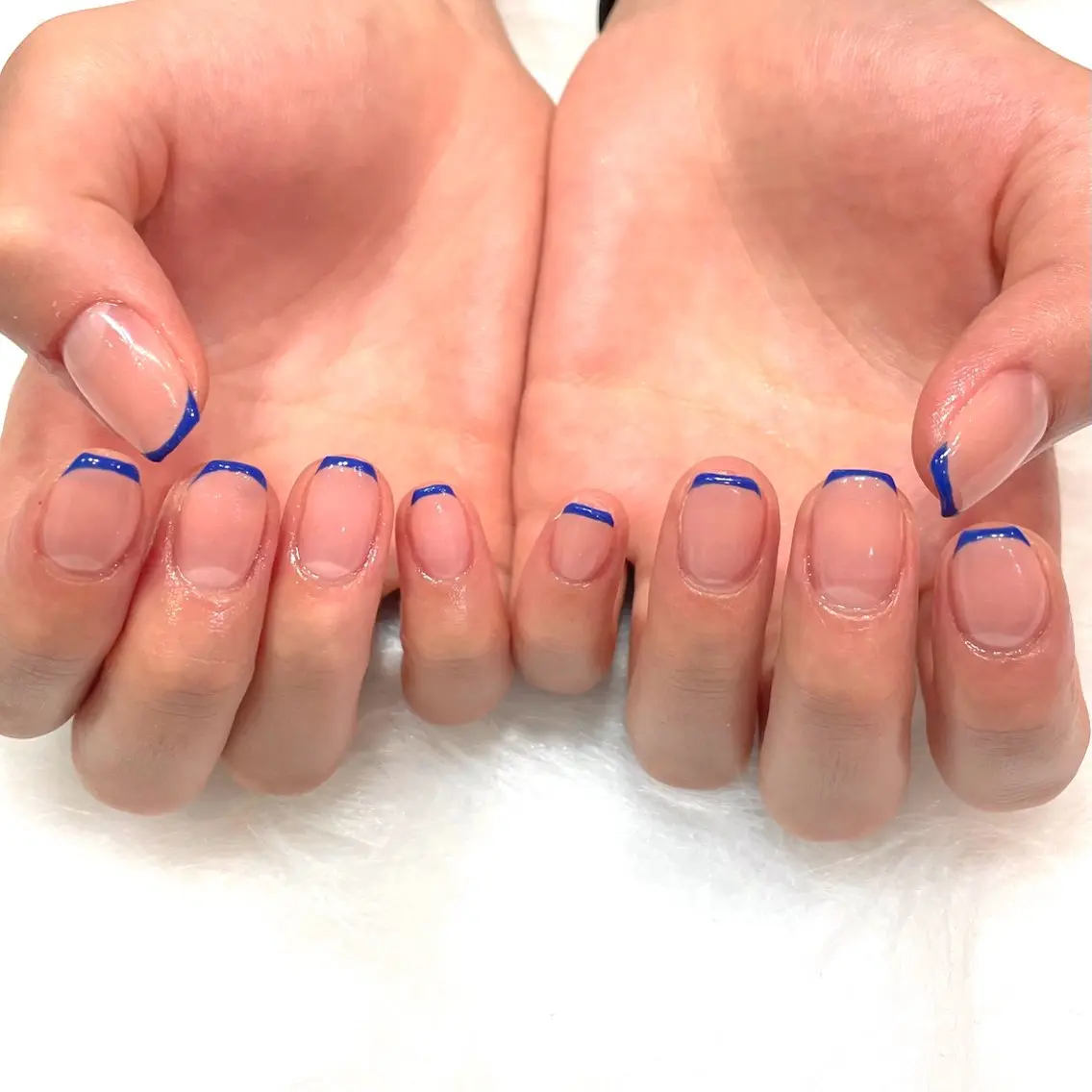 ネイル フレンチネイル MADDYNAILS ✴︎柏痛ネイルのネイルデザイン