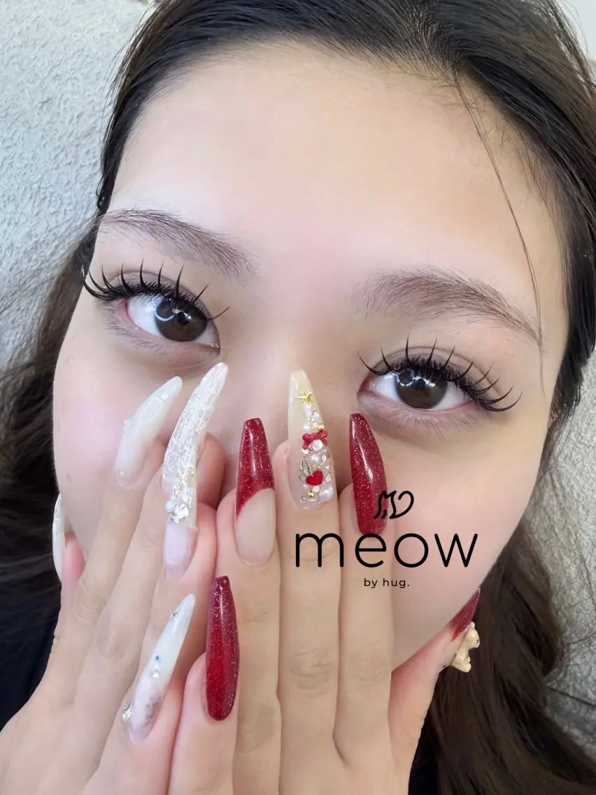 マツエク・マツパ フラットラッシュ meow RINA 恵比寿🐈🎀のマツエク・マツパデザイン