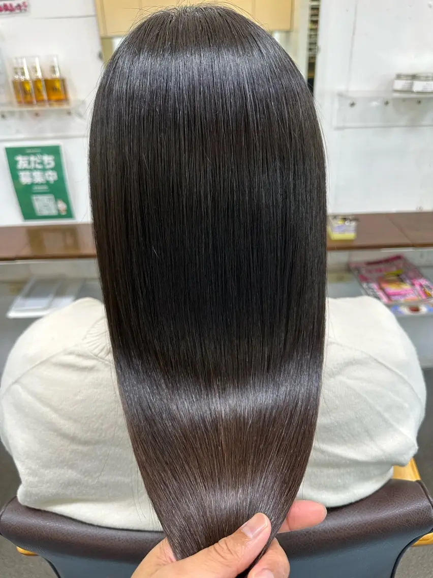 ロング 髪質改善 カット ヘアカラー トリートメント 【髪質改善】に特化 オリーブオイルクラブのヘアスタイル