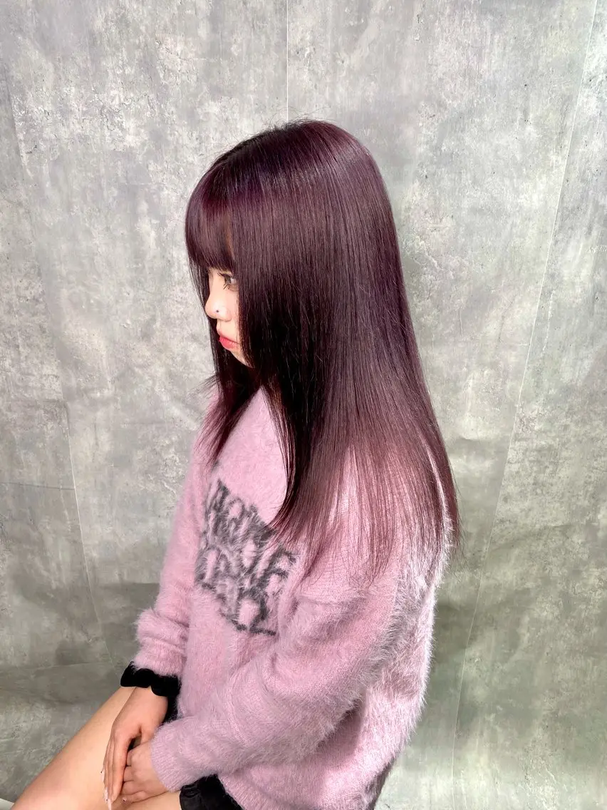カラー 💫miyu💫デザ インカラー/アレンジのヘアスタイル
