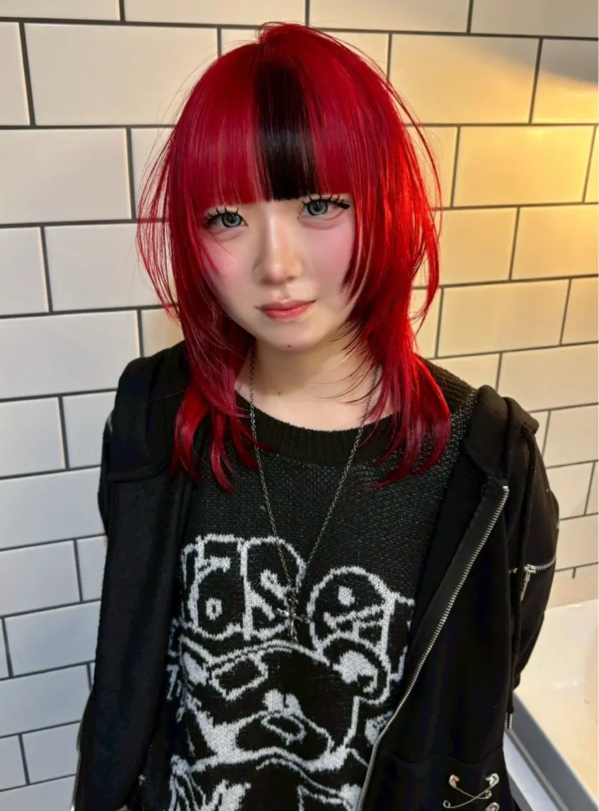 カラー ヘアカラー 竹川 りょうのヘアスタイル