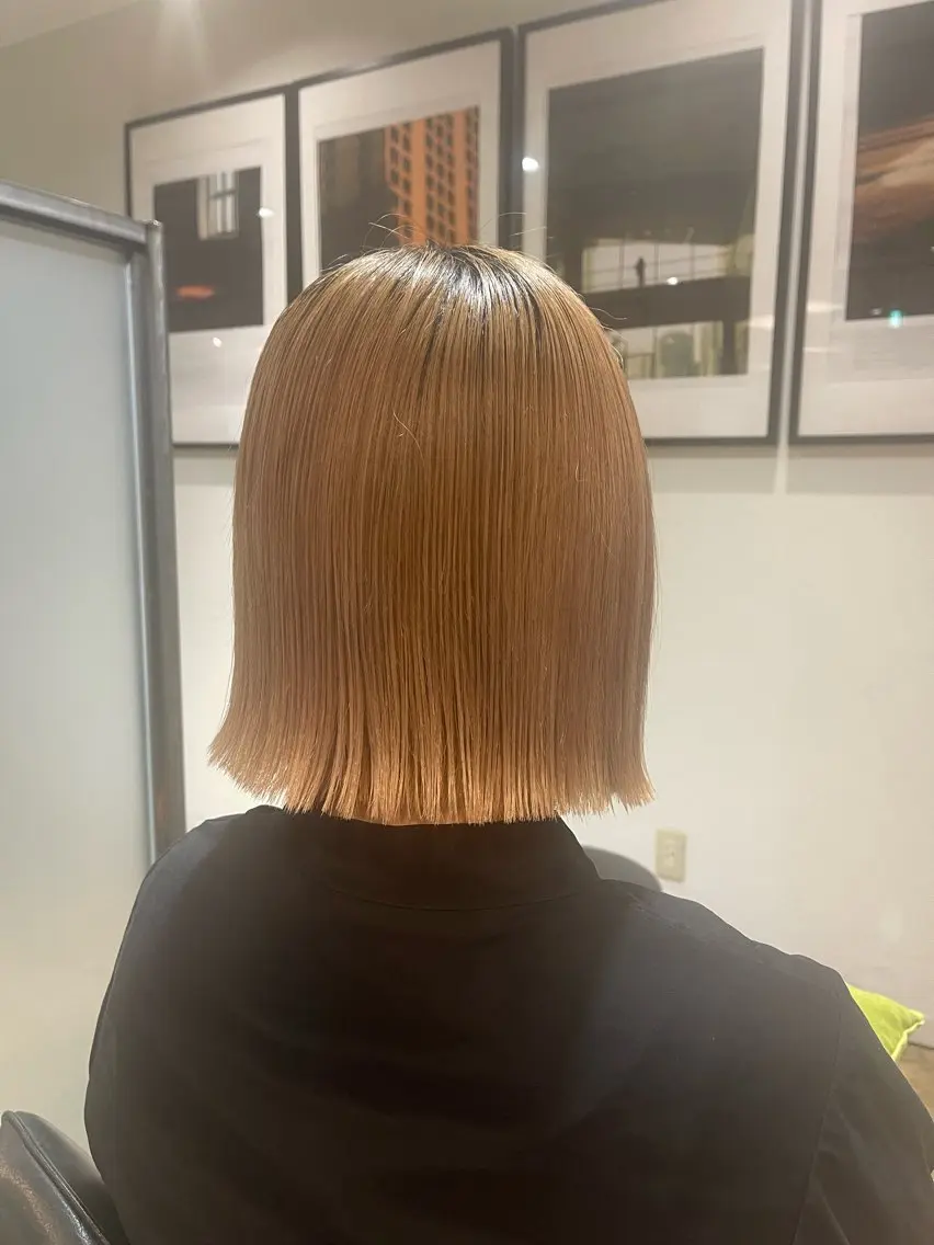 【中学生以上限定】ボブカット✂️(ワンレン)の写真