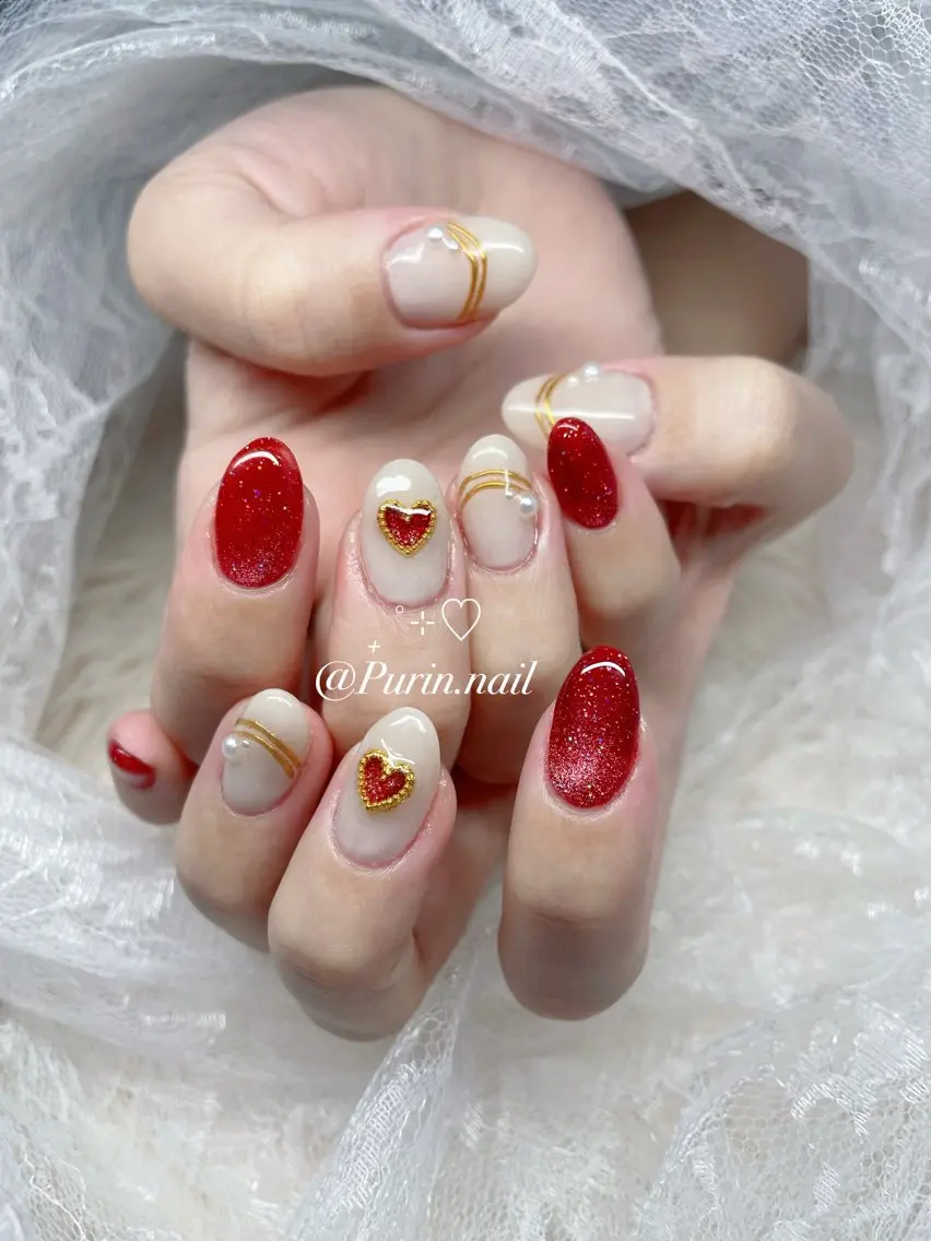 ネイル ハンドネイル Nails by Purin🍮のネイルデザイン