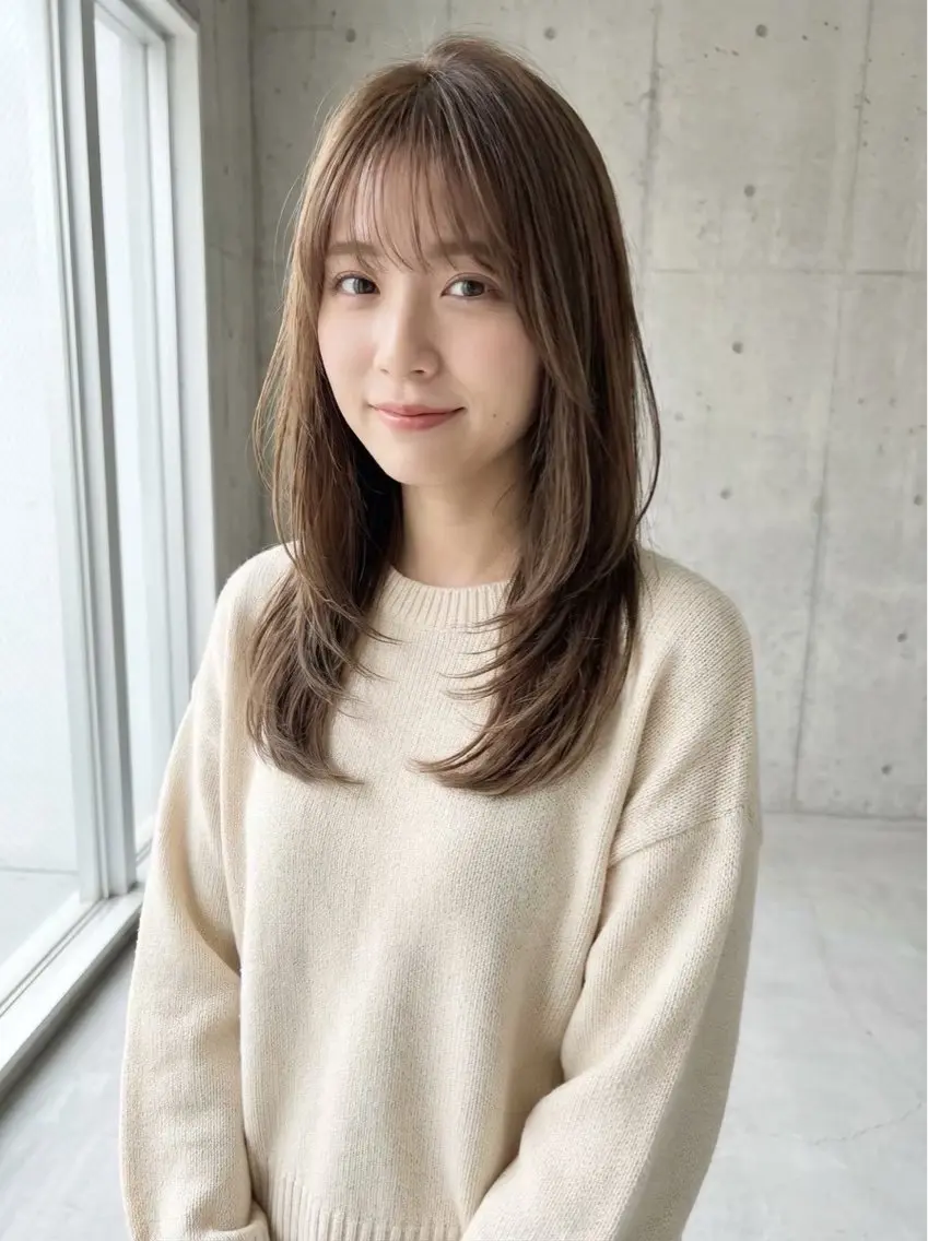 カラー ヘアカラー 岡 千夏の眉毛・アイブロウイメージ