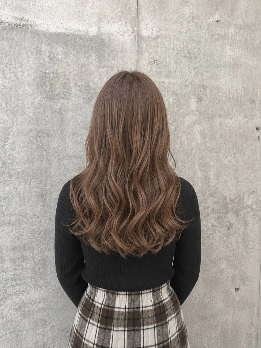 ロング カラー ベージュカラー カット ヘアカラー 萩原 凌✄﻿のヘアスタイル