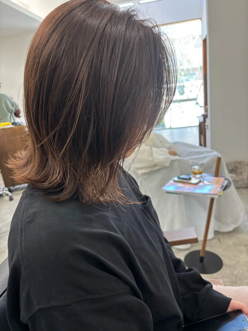 ミディアム カラー Lumo Yu-kiのヘアスタイル