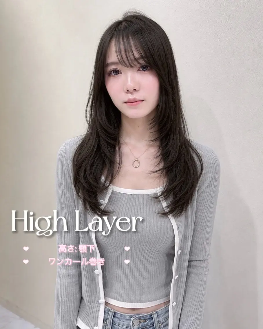 ロング カラー 大人韓国レイヤ ー特化|角岡泉希🩶のヘアスタイル
