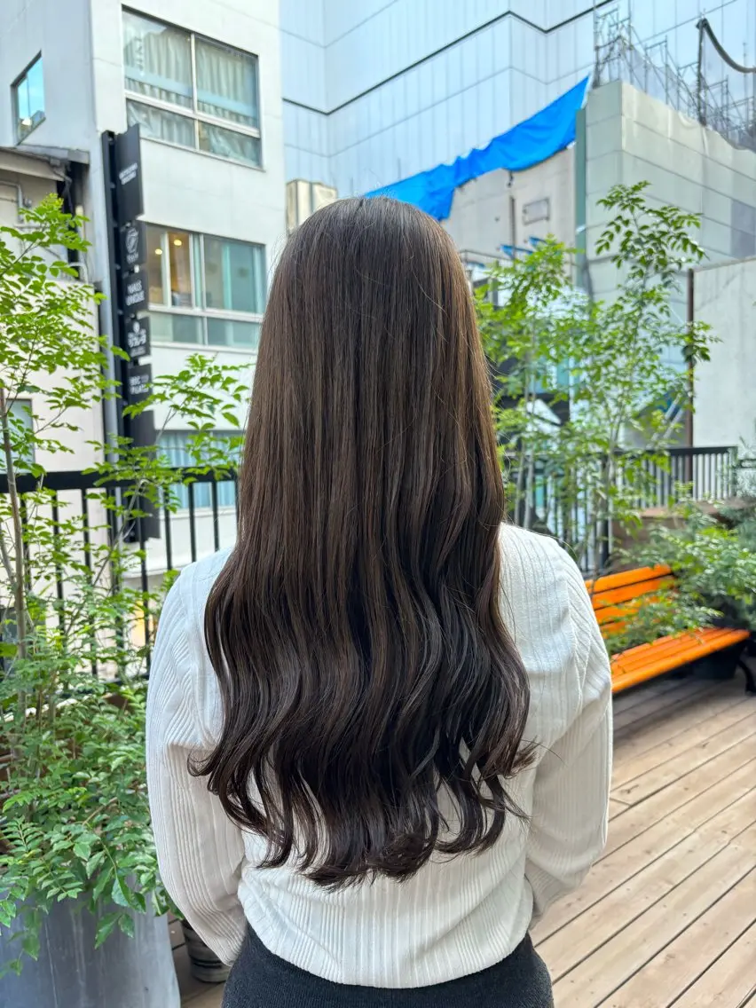 カラー ベージュカラー 透明感カラー オリーブベージュ 髪質改善カラー ベージュ🤎YUMEのヘアスタイル