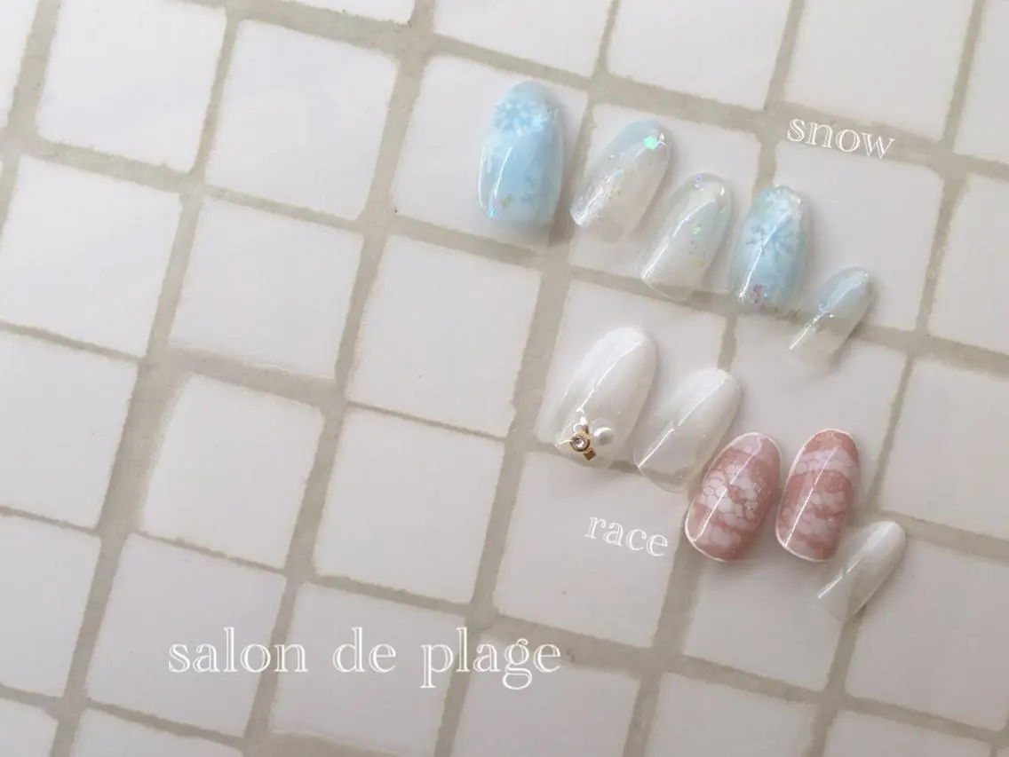 ネイル ジェルネイル ソフトジェル サロンド プラージュのネイルデザイン