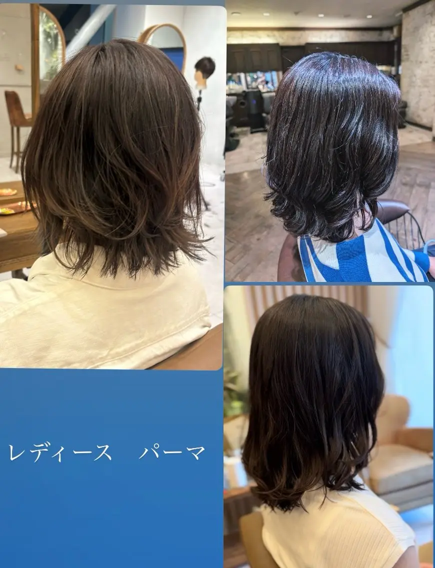 ミディアム 金城 斐のヘアスタイル