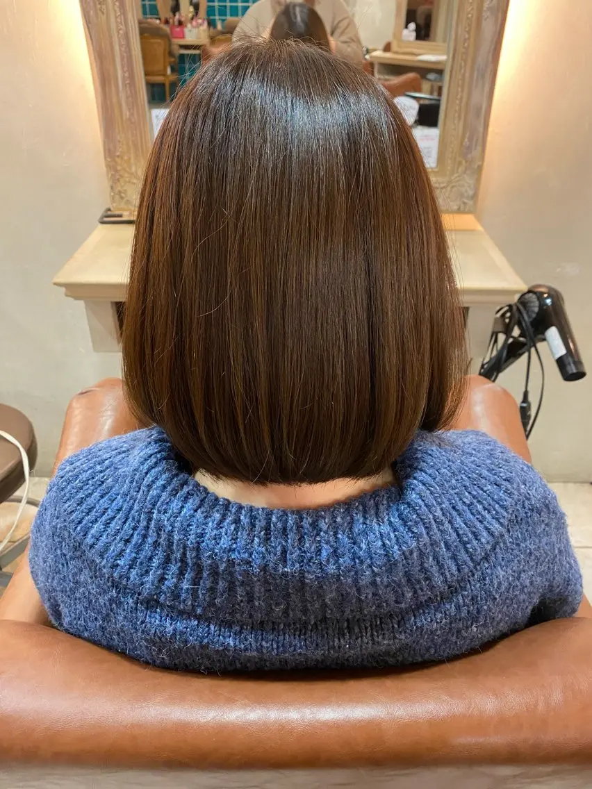 ミディアム amie by afloatのヘアスタイル