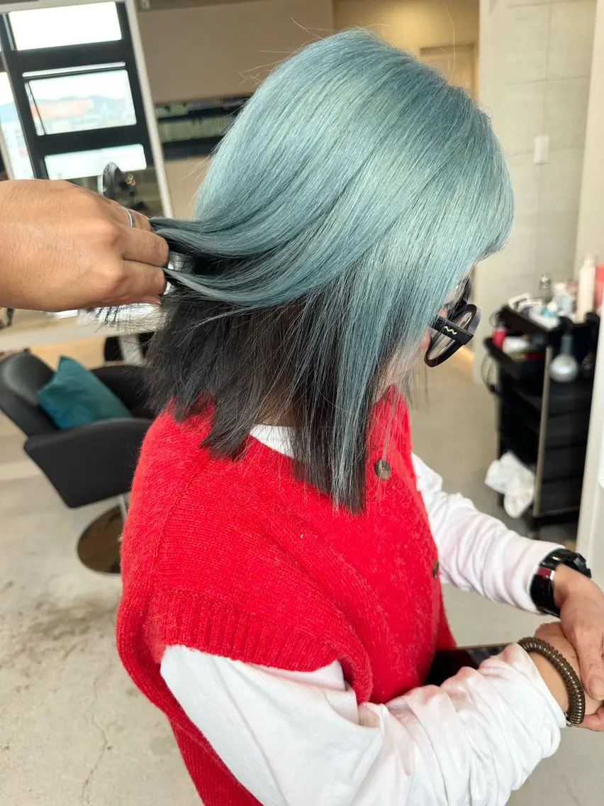ショート カラー ヘアカラー トリートメント 井上 一平のヘアスタイル