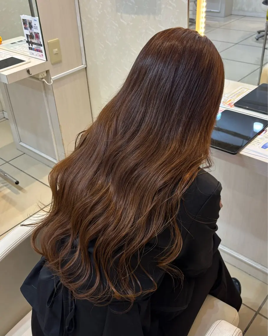 ワンカラー+Aujua トリートメント🍒の写真