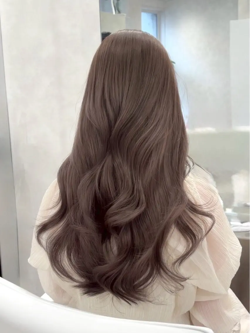 ロング カット ヘアカラー 無料カットモデル募集 ONYX 表参道のヘアスタイル