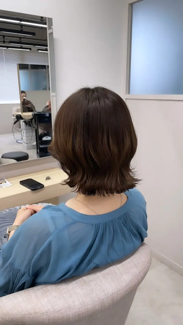 ミディアム Luana難波 🫧NOAのヘアスタイル
