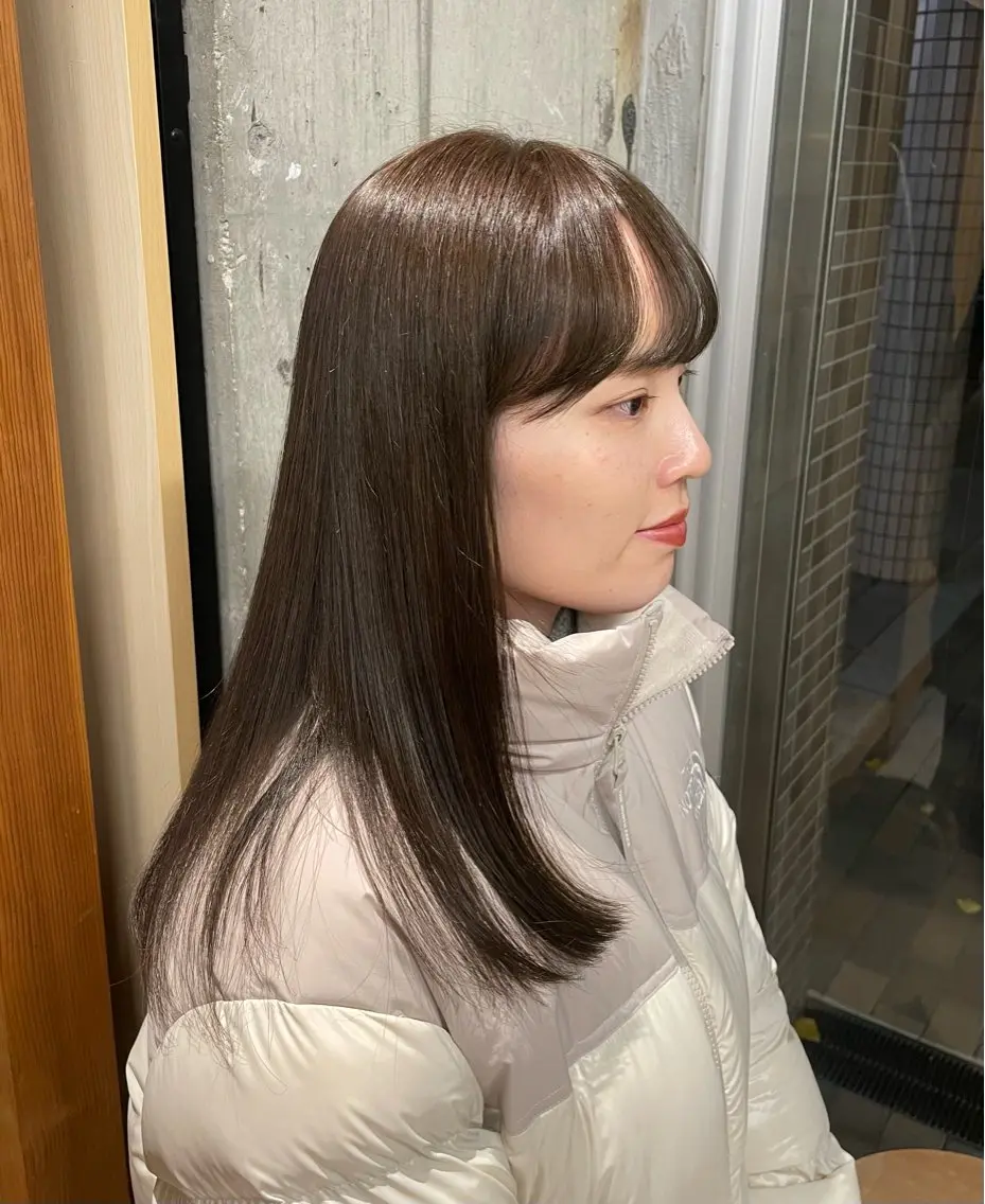 カラー ヘアカラー chisato☁️ カットカラーモデルのヘアスタイル