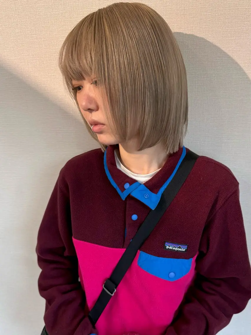 ショート カラー カット ヘアカラー トリートメント 田室 和幸のヘアスタイル