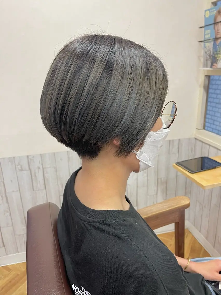 ショート 髪質改善&艶カラー Zina💋池袋のヘアスタイル