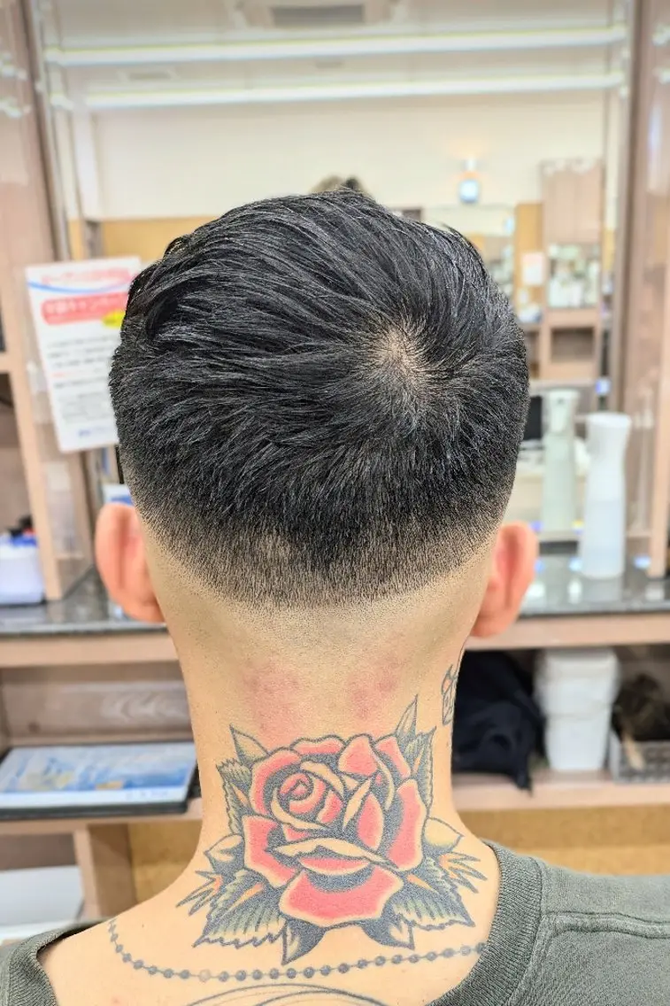 ショート パーマ 理容プラージュ燕三条 福井のヘアスタイル