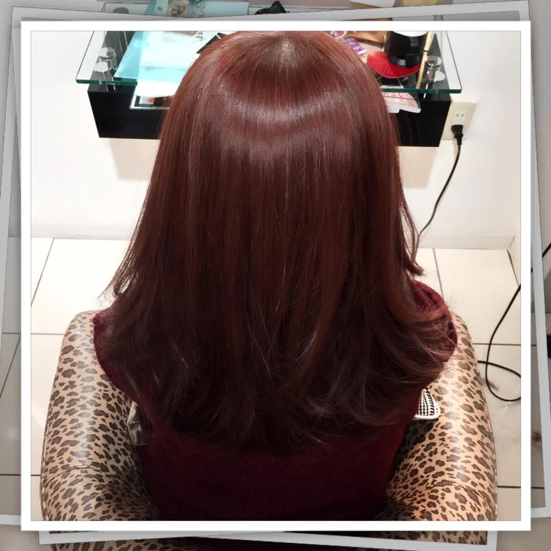 ミディアム セミロング ロング カラー 橋本 慶司のヘアスタイル