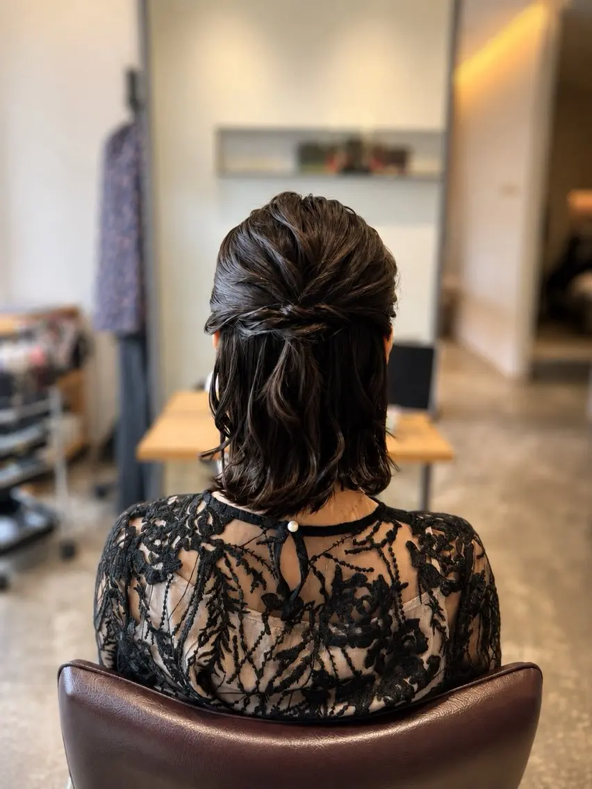 ヘアアレンジ ヘアセット メンズカット ˖ ࣪⊹Rioのヘアスタイル