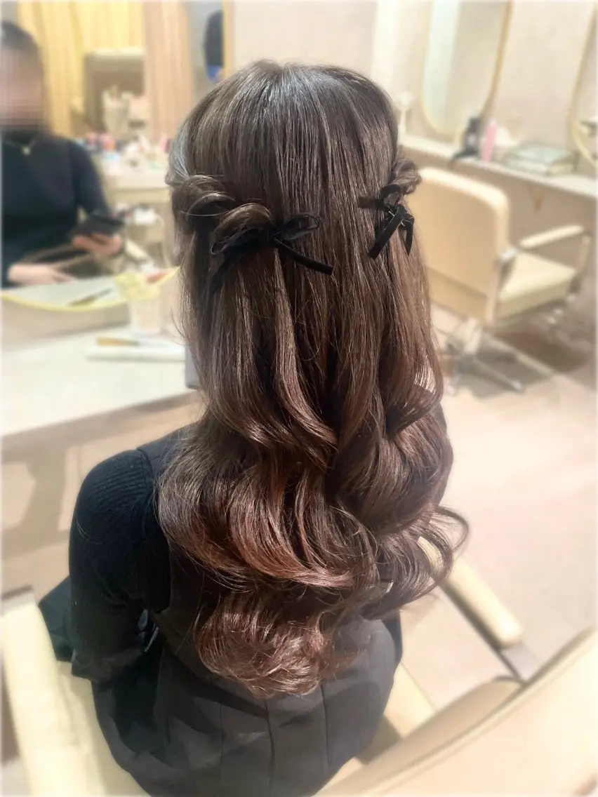 🌷【当日限定‼️平日15:00以降】通常ヘアセットの写真