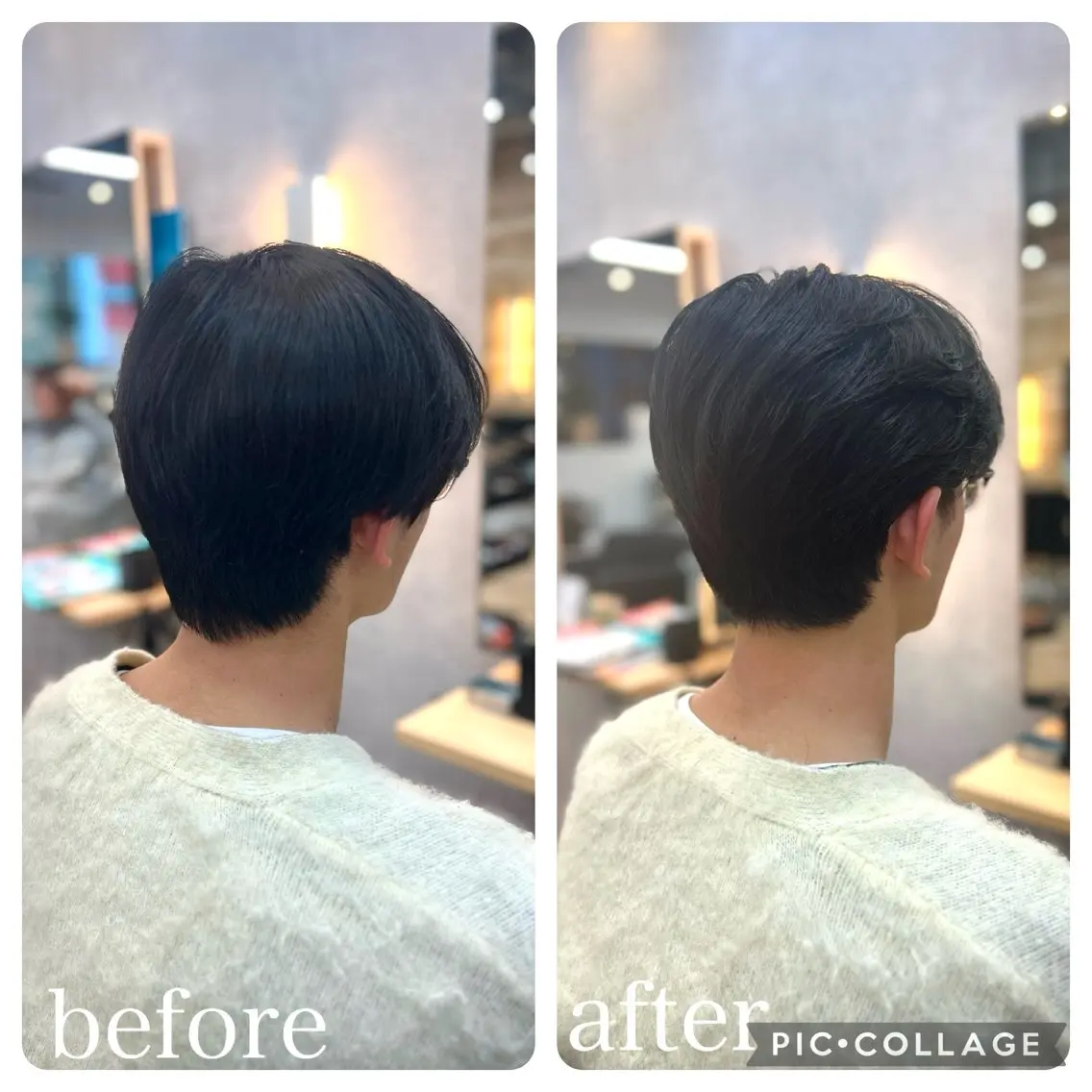 メンズ センターパート Aguhair milo森山知幸のヘアスタイル