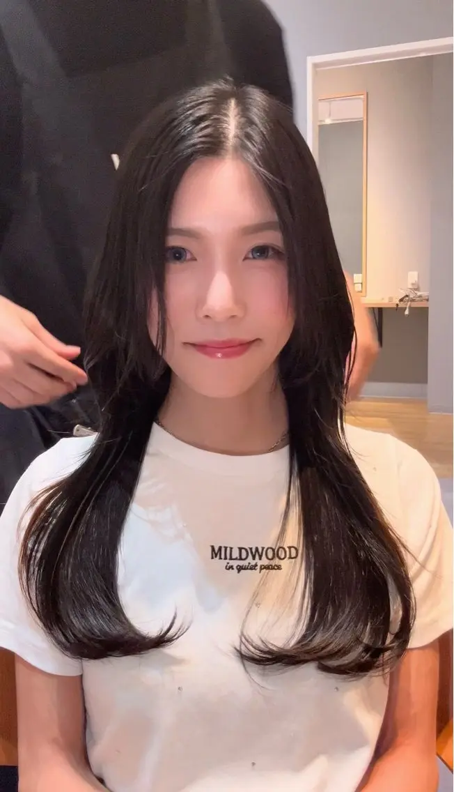 ロング 長谷川 将斗のヘアスタイル