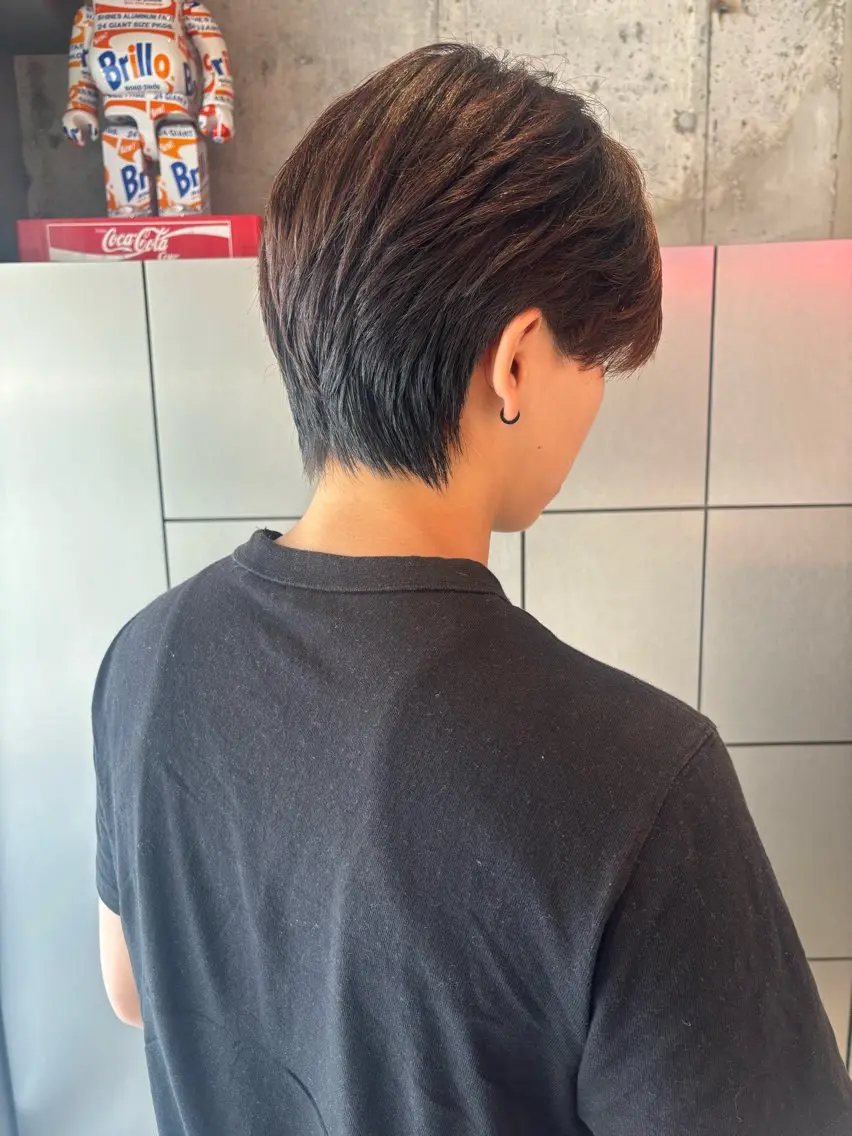 パーマ メンズ メンズパーマ ニュアンスパーマ カット パーマ 川野 百恵のヘアスタイル