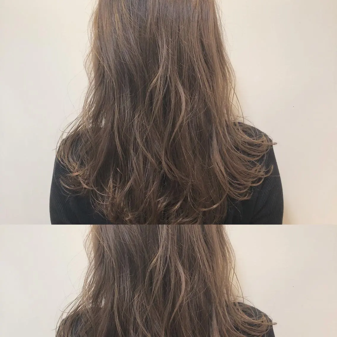 セミロング カット ヘアカラー トリートメント ＨＩ ROのヘアスタイル