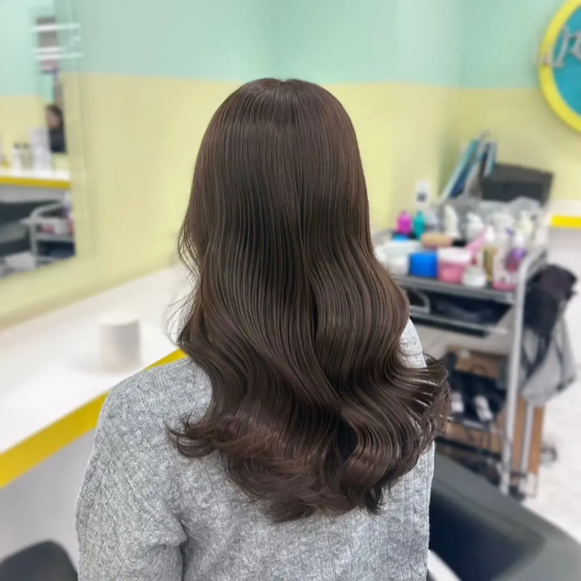 ロング カラー 透明感カラー トリートメント 🤍透明感推しカラー 🤍yui‪💞✨のヘアスタイル