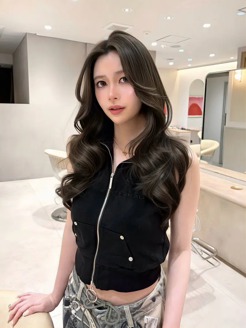 ロング カラー ♡Yoshino♡ 色っぽトレンドヘアのヘアスタイル