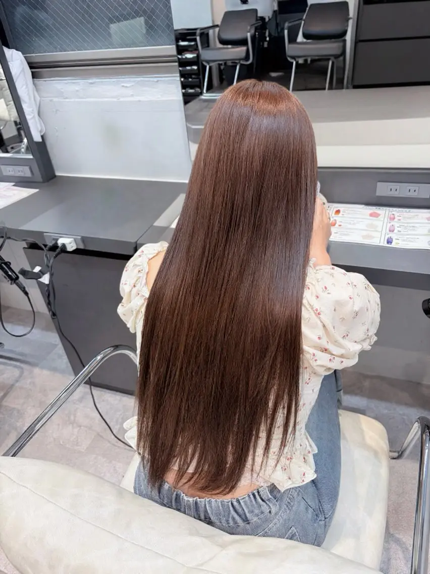 ロング カラー 原田 蓮華のヘアスタイル