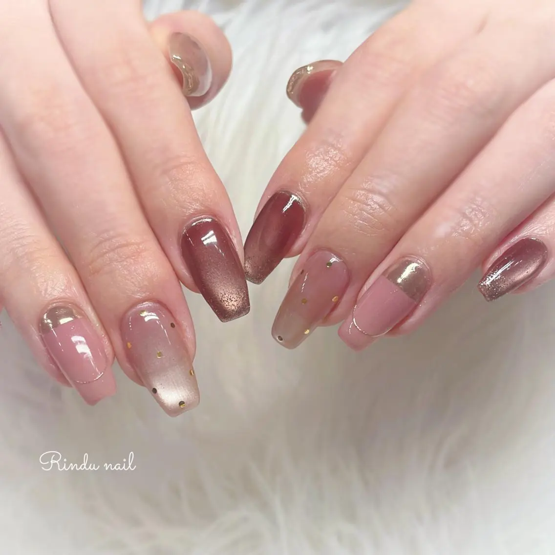 ネイル ハンドネイル Rindu Nail 名駅miniのネイルデザイン