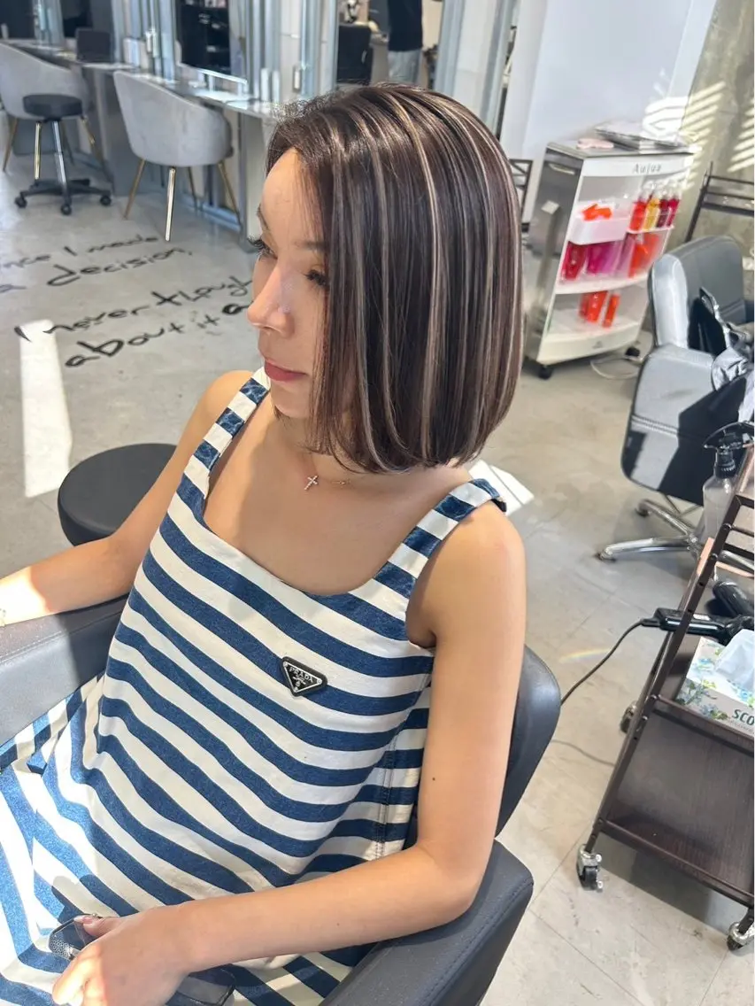 カット+コントラストハイライト+トリートメント✨の写真