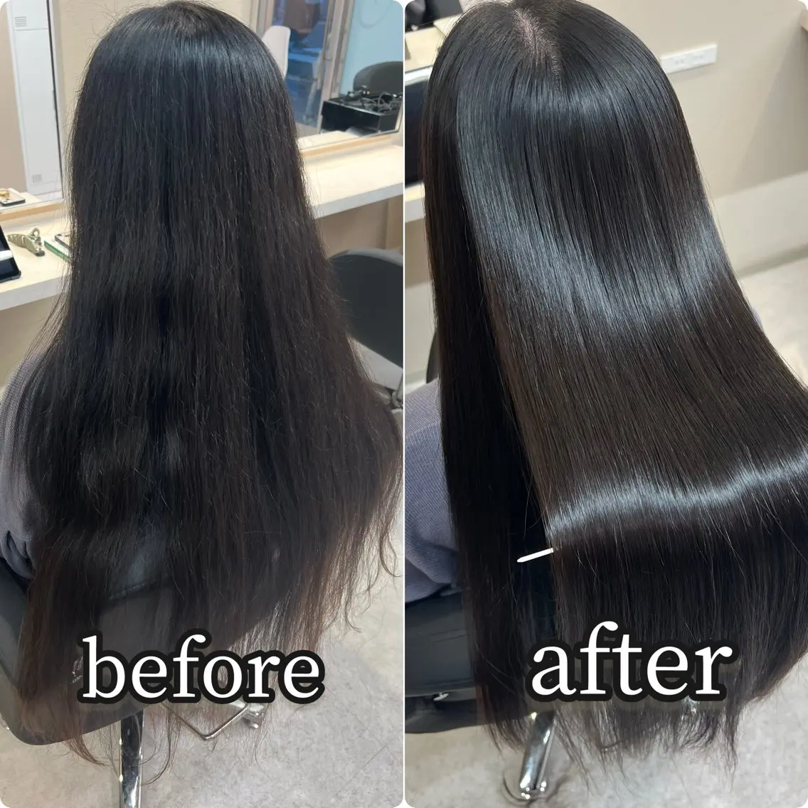 ロング 縮毛矯正 トリートメント 高橋 知里のヘアスタイル