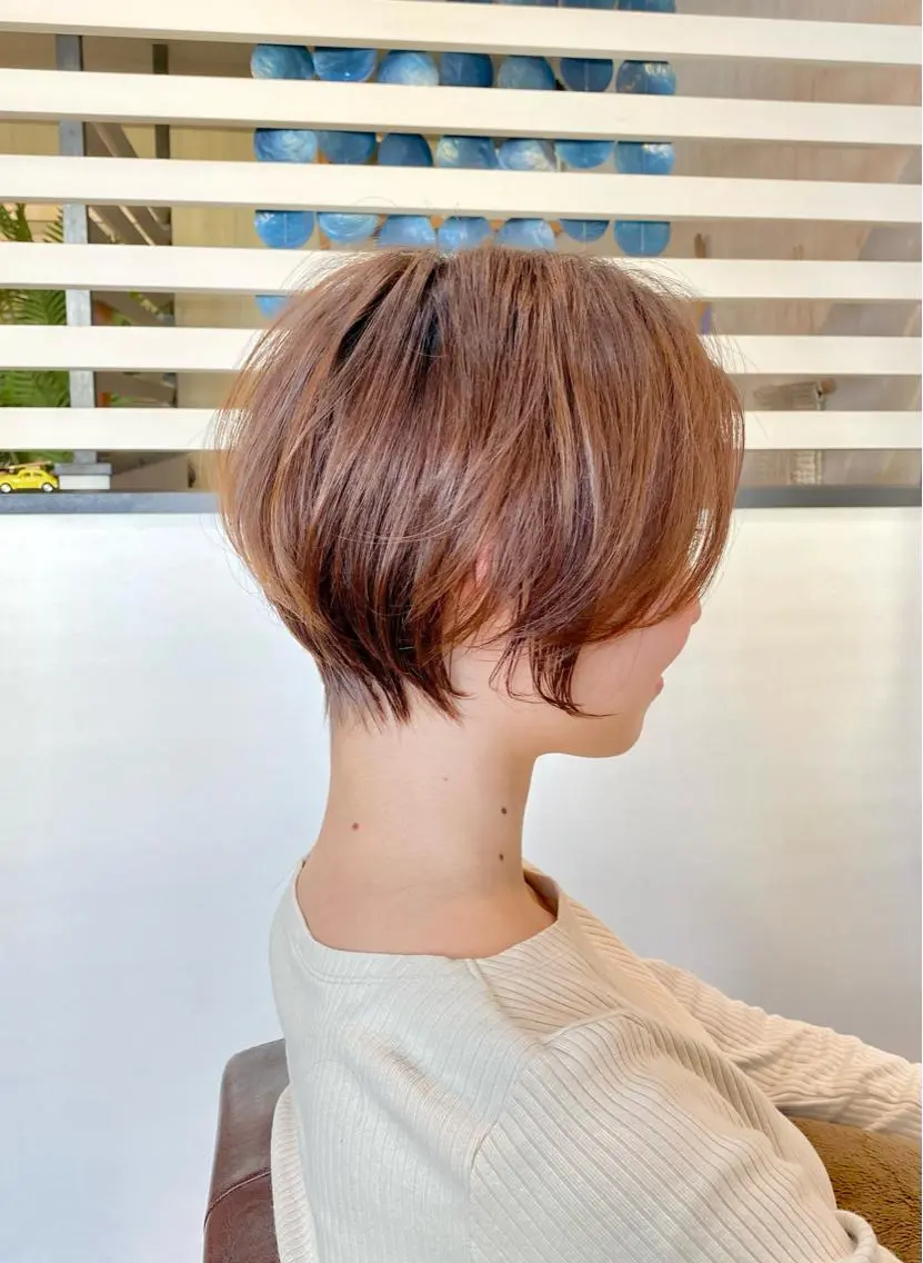 【髪質改善コース】小顔カット＋ダメージレス髪質改善カラー＋最高級トリートメント💎理想の手触りへの写真