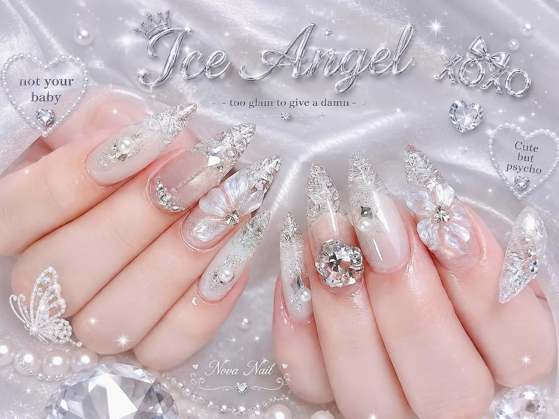 ネイル ジェルネイル キラキラネイル 韓国ネイル 持ち込み ワンホンネイル Jerry Nailのネイルデザイン