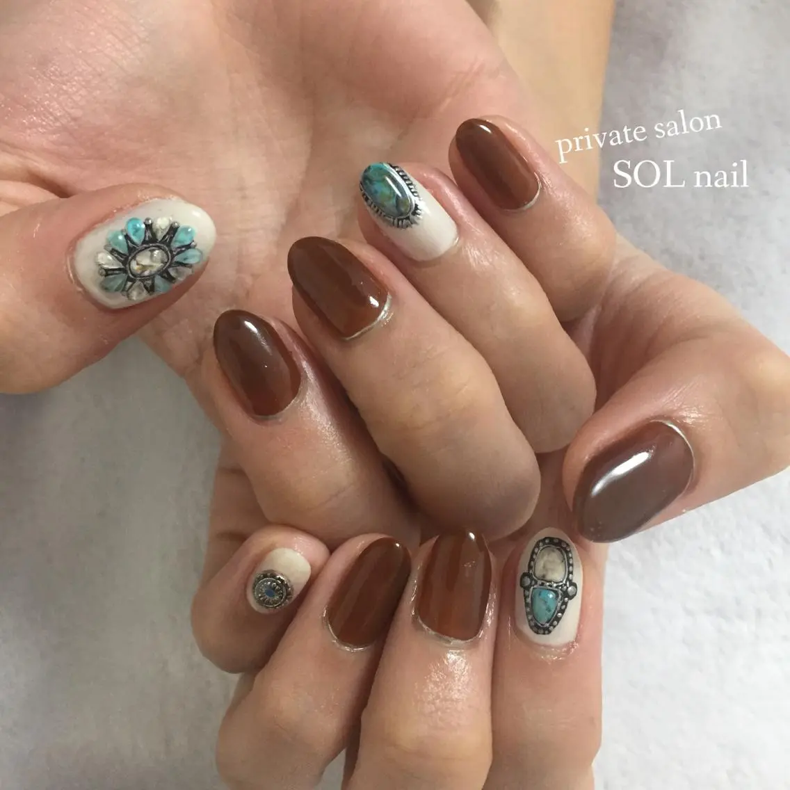 ネイル ハンドネイル SOL NAILのネイルデザイン