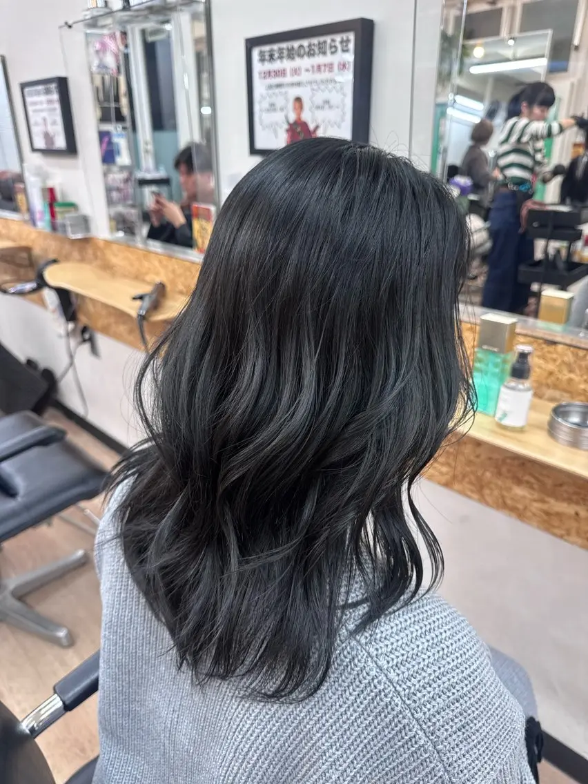 カラー ヘアカラー トリートメント 吉松 ここみのヘアスタイル