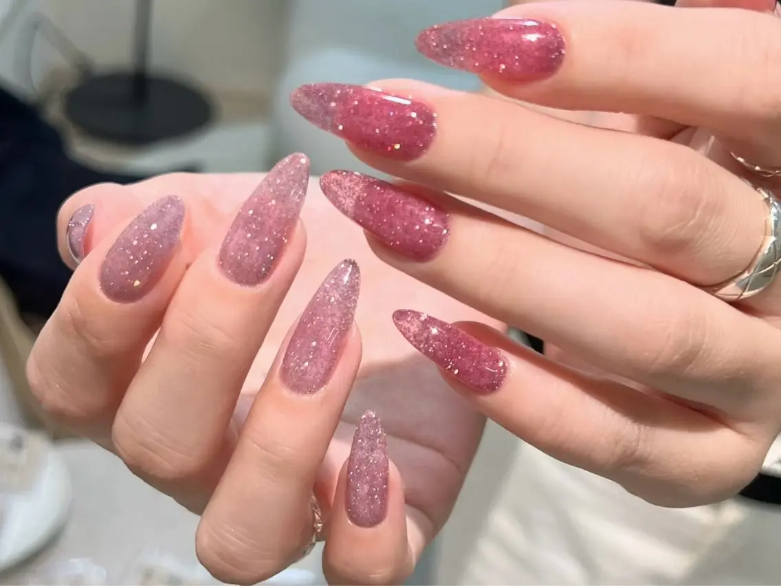 【ハンド】フラッシュネイル🌸オフ有の写真
