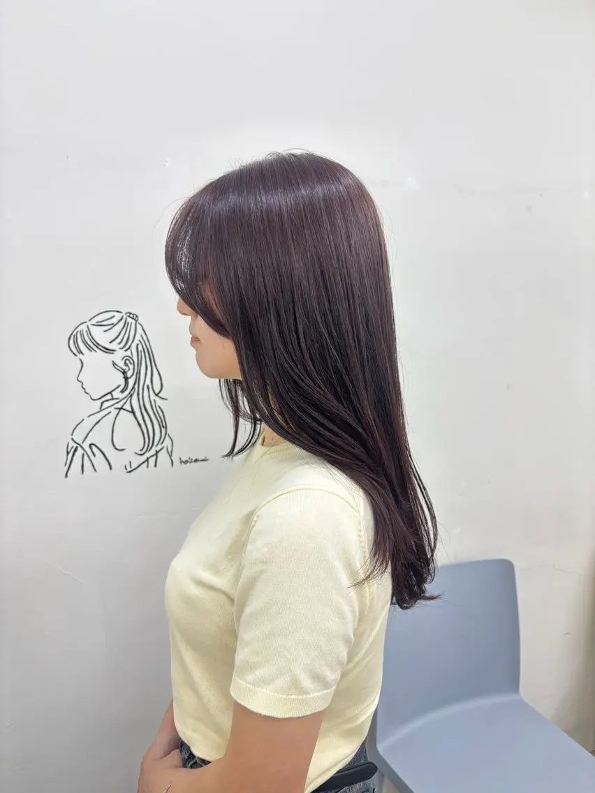 ロング カラー カット ヘアカラー トリートメント 似合わせ美髪ヘア✨ 天王寺．阿倍野🌈のヘアスタイル