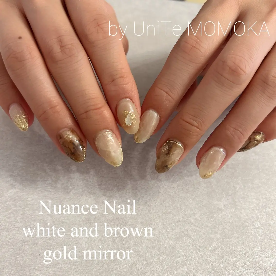 ネイル ニュアンスネイル Momo nailsalonのネイルデザイン