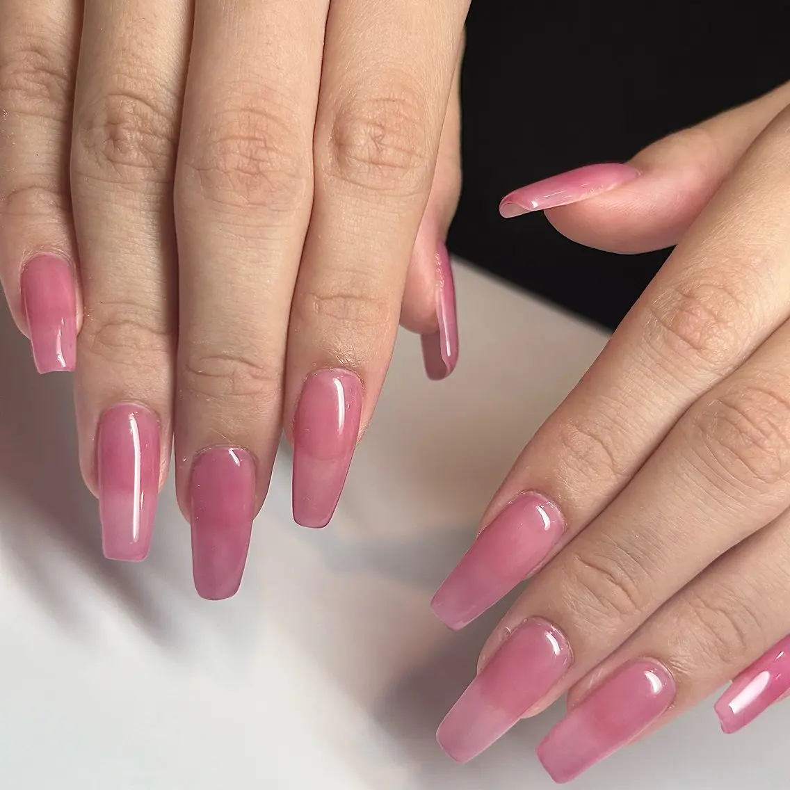 ネイル ワンカラーネイル nail salon BONはるのネイルデザイン