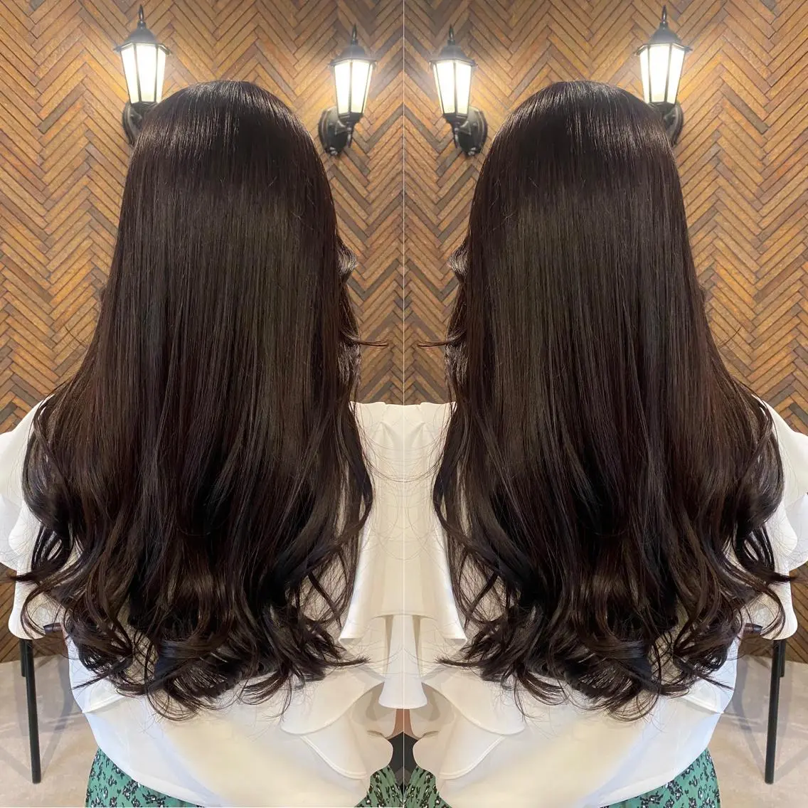 ロング カラー tocca 💜石田愛結💜のヘアスタイル