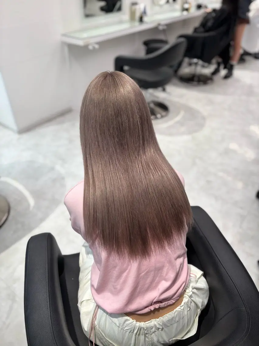 セミロング カラー パーマ ヘアアレンジ メンズ ヘアカラー トリートメント ♡ 𝐑𝐈𝐎♡のヘアスタイル