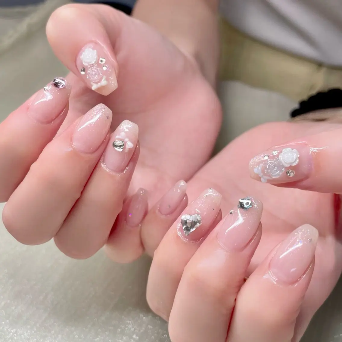ネイル ストーンネイル ハンドネイル Nailist suzuのネイルデザイン