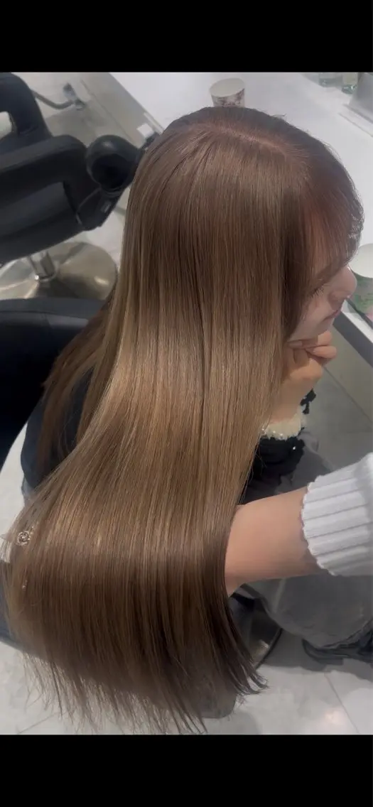 ロング カラー ダブルカラー ヘアカラー トリートメント ブリーチなし特化 美容師💖SAE💖のヘアスタイル