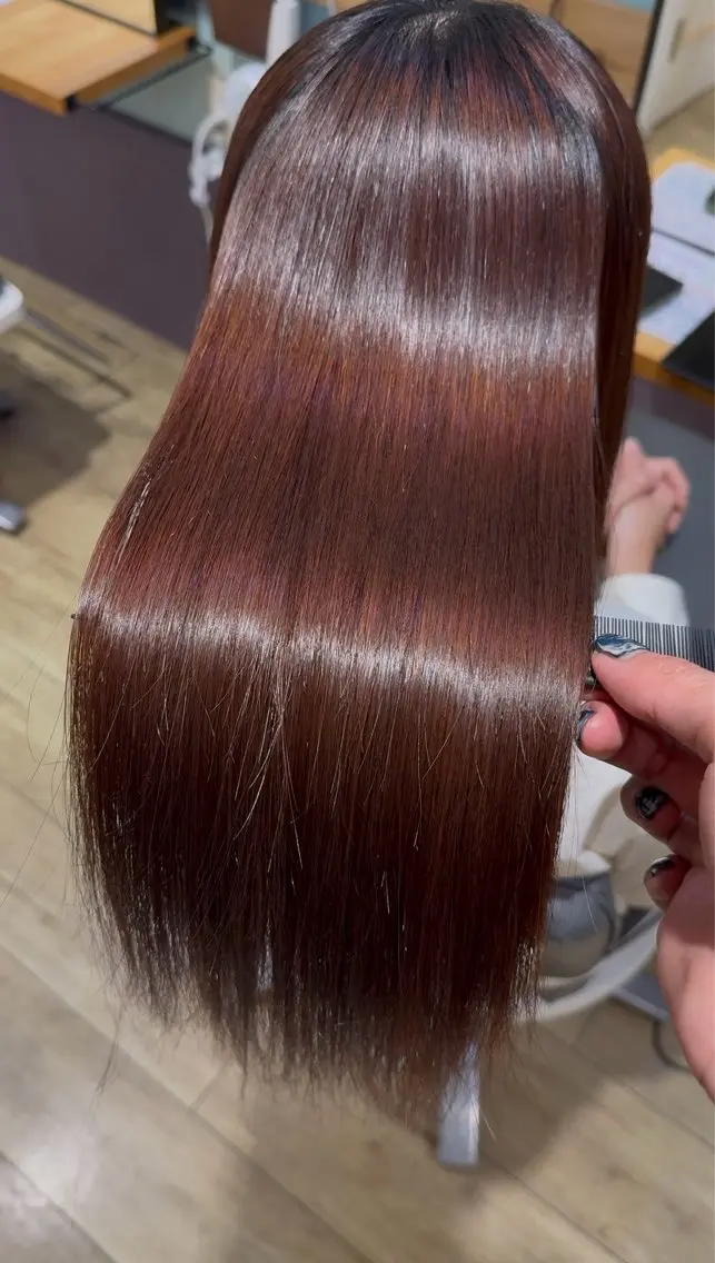 ロング 縮毛矯正 ✨️パーマ✨ たなかひろとのヘアスタイル